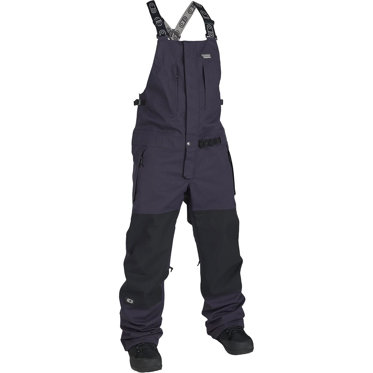 Airblaster Men's Stretch Krill Bib in Vintage Black - Size: Small