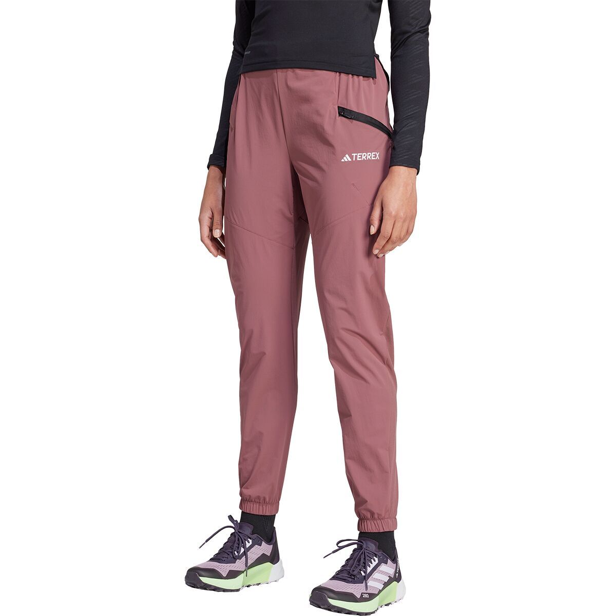 Adidas TERREX Women's Xperior Light Pant in Quiet Crimson - Size: Large