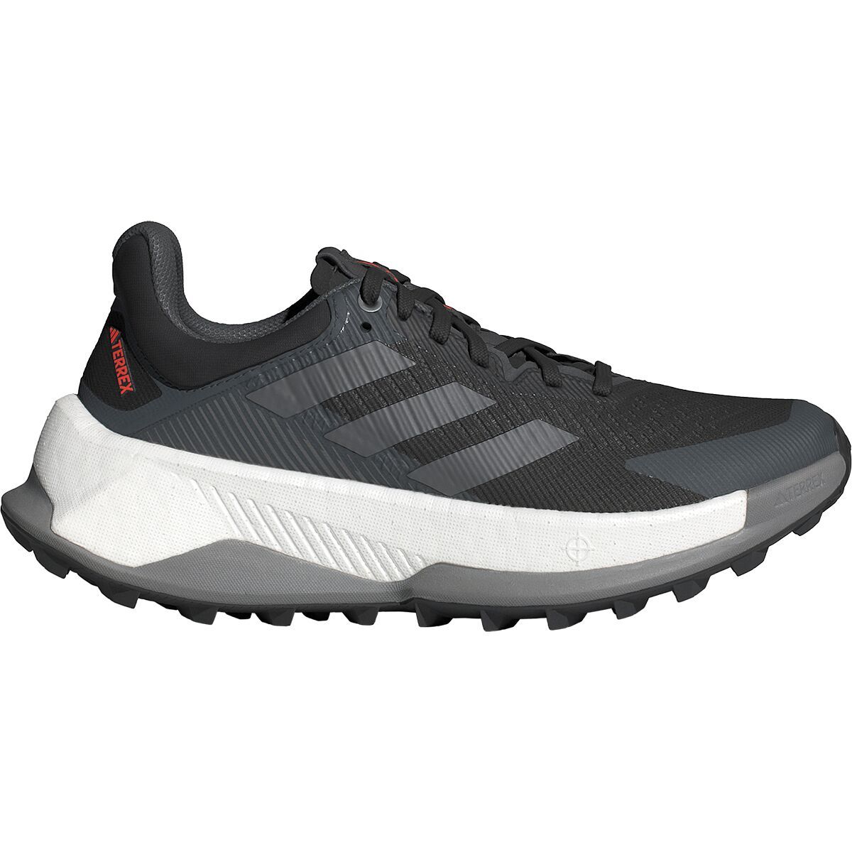 Adidas TERREX Women's Terrex Soulstride Ultra Trail Running Shoe in Core Black / Grey Four / Ftwr White - Size: