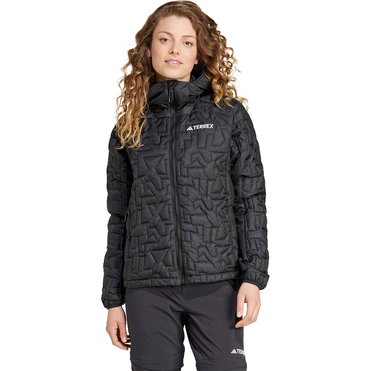 Adidas TERREX Adidas TERREX Women's Xperior Primaloft Loose Fill Hooded Jacket in Black - Size: Small - $119.97 at Steep and Cheap