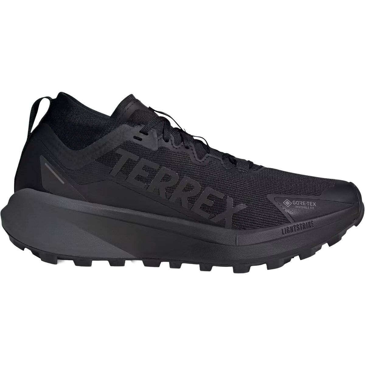 Adidas TERREX Men's Terrex Agravic GTX Trail Running Shoe in Core Black / Grey Six - Size: