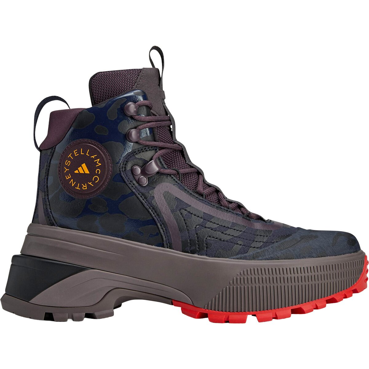 Adidas TERREX Women's x aSMC Hiking Boot in Charcoal / Action Red - Size: