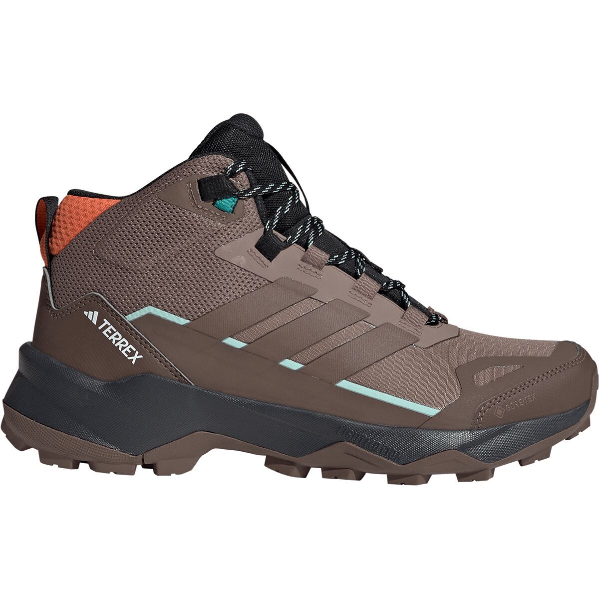 Adidas TERREX Women's Terrex Skychaser AX5 Mid GTX Hiking Boot in Trace Brown / Earth Strata - Size: