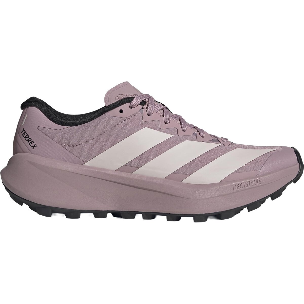Adidas TERREX Women's Terrex Agravic 4 Trail Running Shoe in Magic Mauve / Putty Mauve / Core Black - Size: