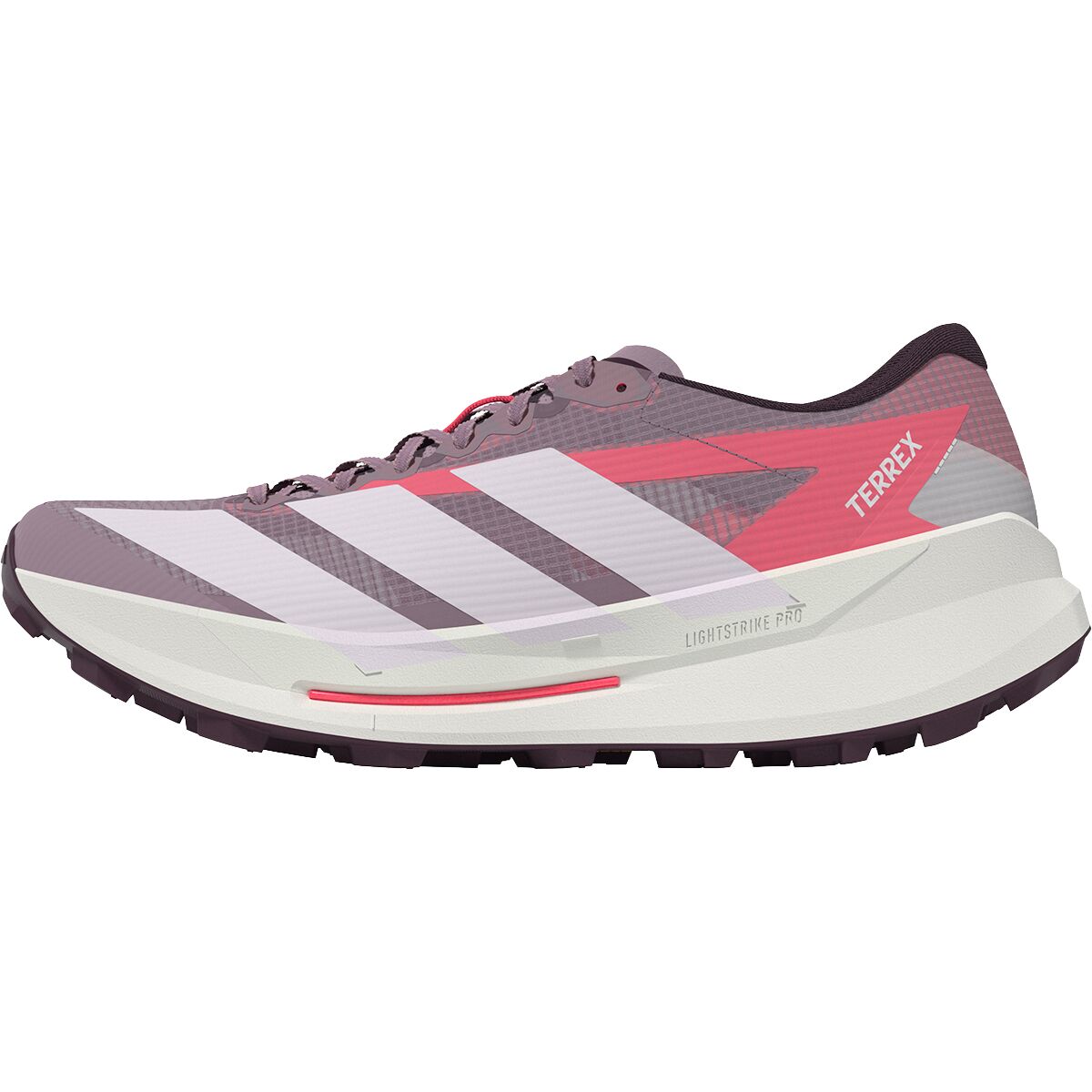 Adidas TERREX Women's Terrex Agravic TT Trail Running Shoe in Magic Mauve / Solar Turbo - Size:
