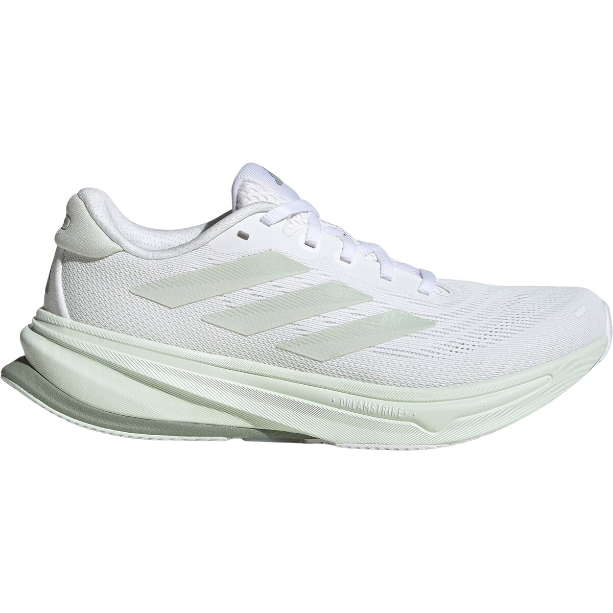Adidas Women's Supernova Rise 2 Running Shoe in Footwear White / Crystal Jade / Silver Green - Size: 8