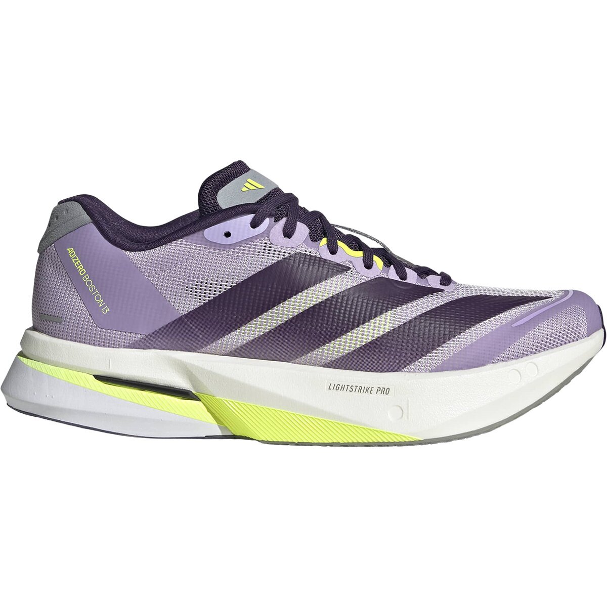 Adidas Women's Adizero Boston 13 Running Shoe in Powder Plum / Aurora Plum / Preloved Violet - Size: 9