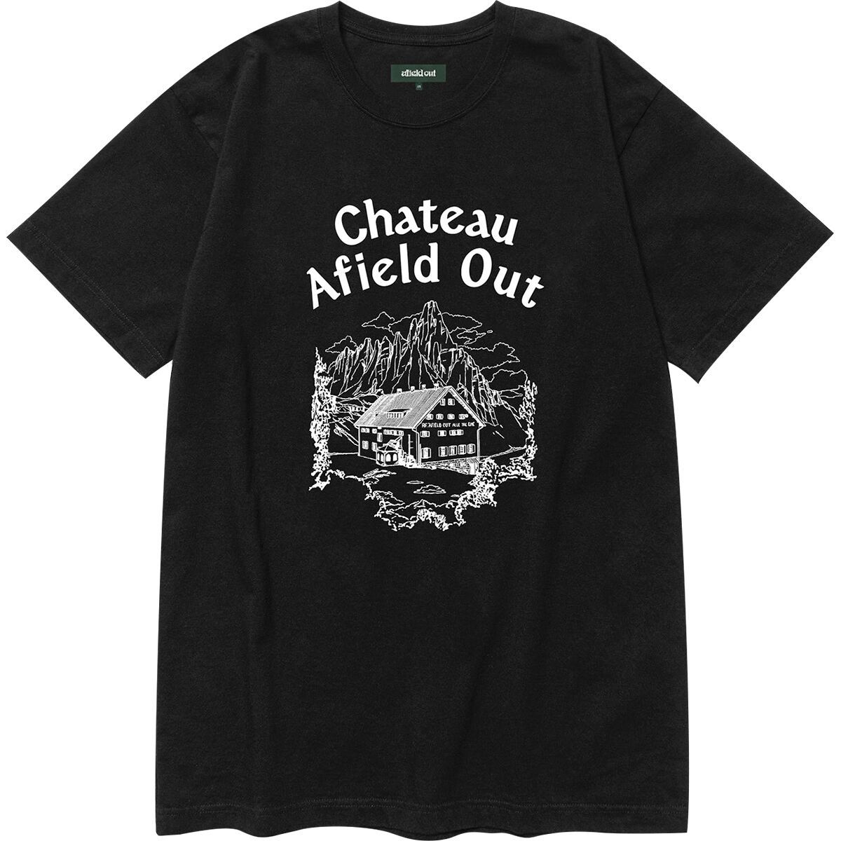 Afield Out Men's Chateau T-Shirt in Black - Size: Small