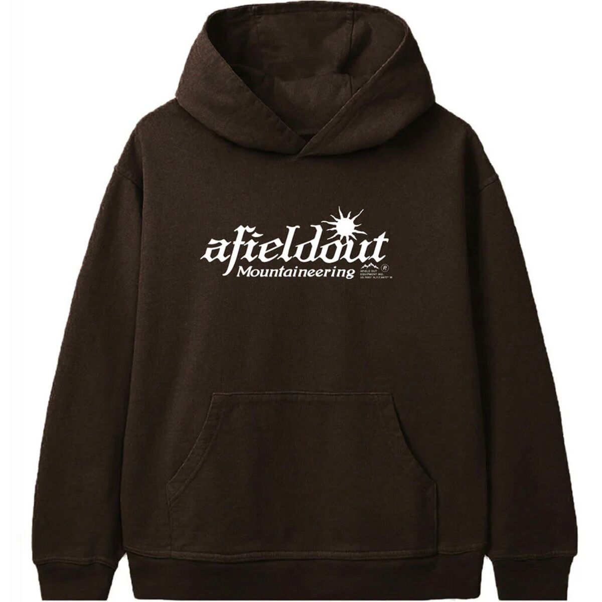 Afield Out Men's Sunrise Hoodie in Brown - Size: Medium