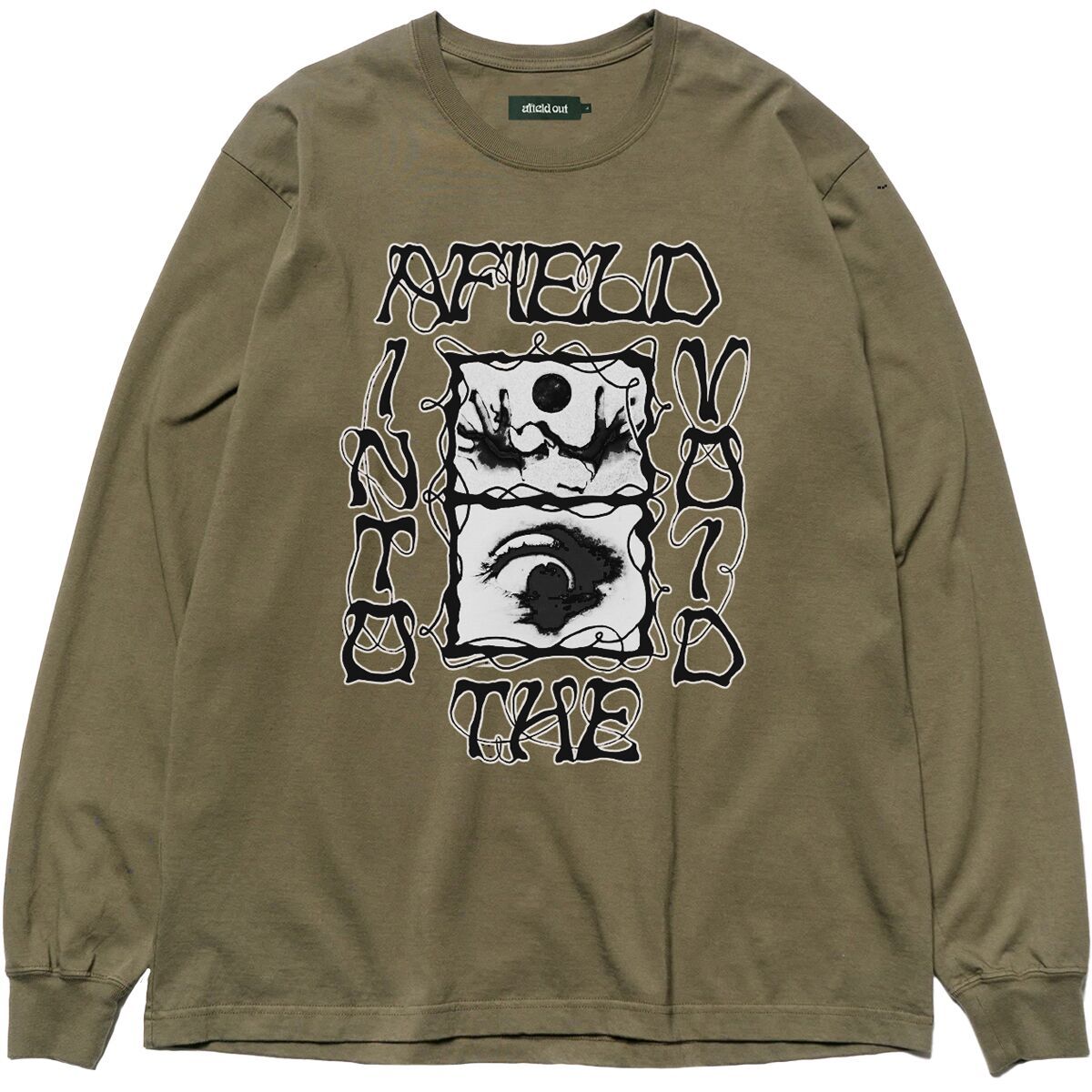 Afield Out Men's Void Long-Sleeve T-Shirt in Brown - Size: XL