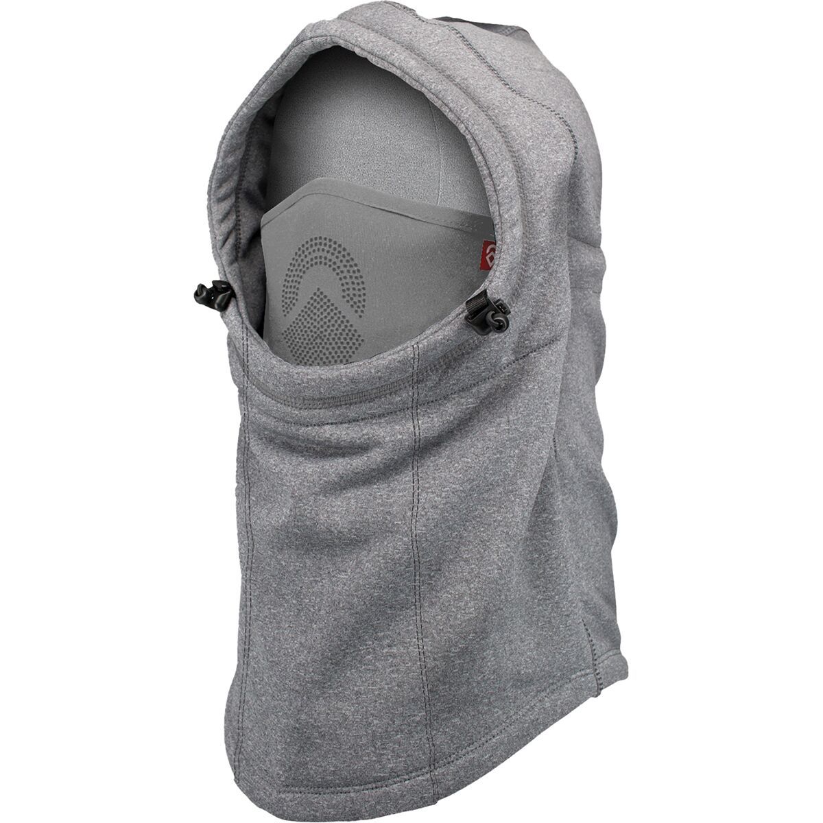 Airhole Airhood Polar Fleece Laser in Heather Grey