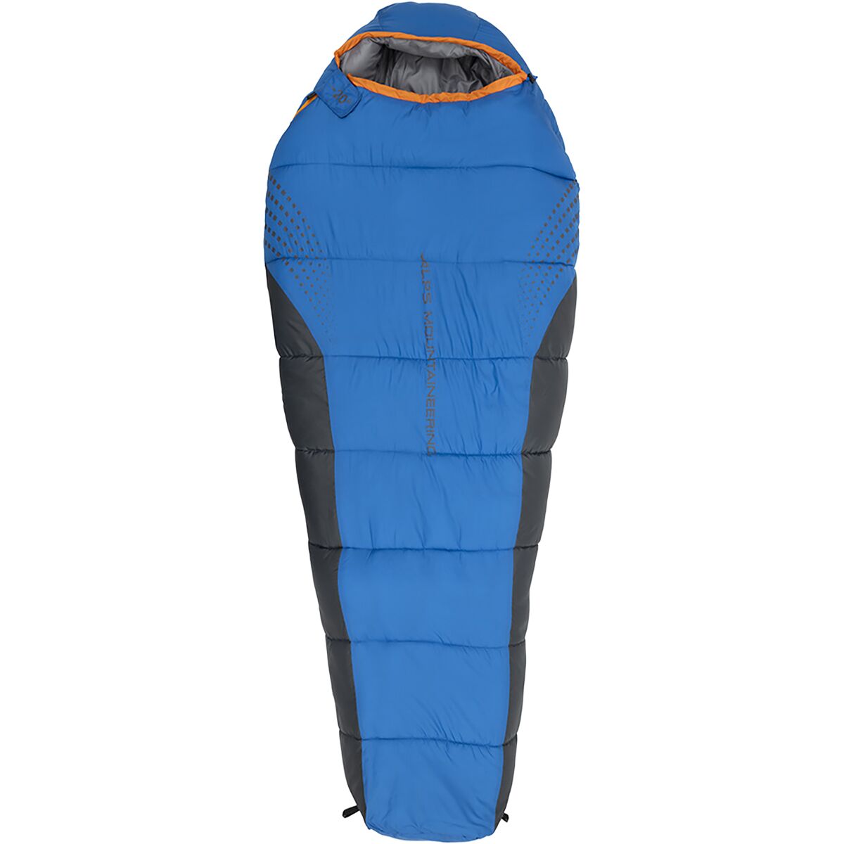 ALPS Mountaineering Blaze -20 Sleeping Bag: -20F Synthetic in Bright Blue / Charcoal - Size: Regular