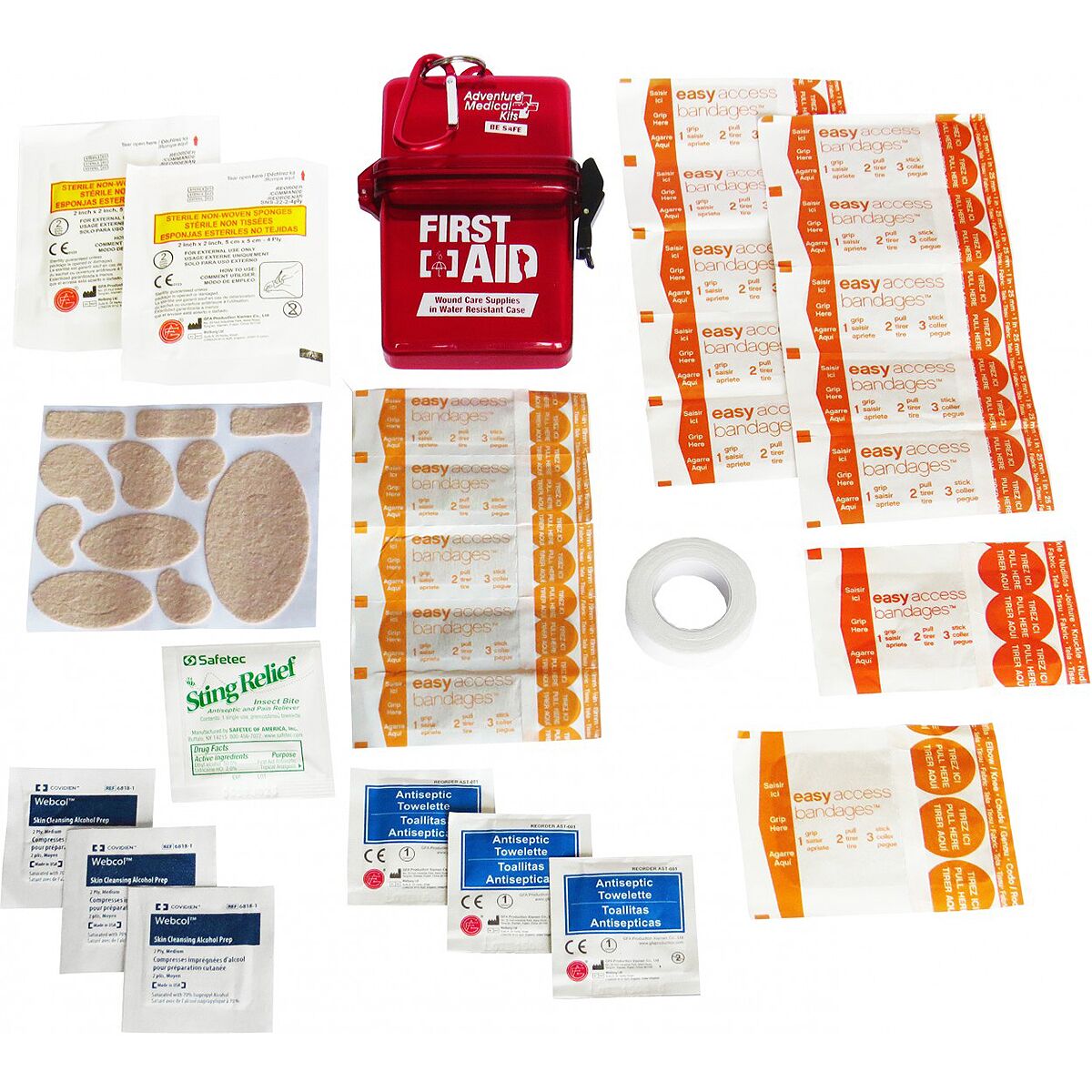 Adventure Medical Kits Adventure First Aid Medical Kit in Red - Size: Water-Resistant