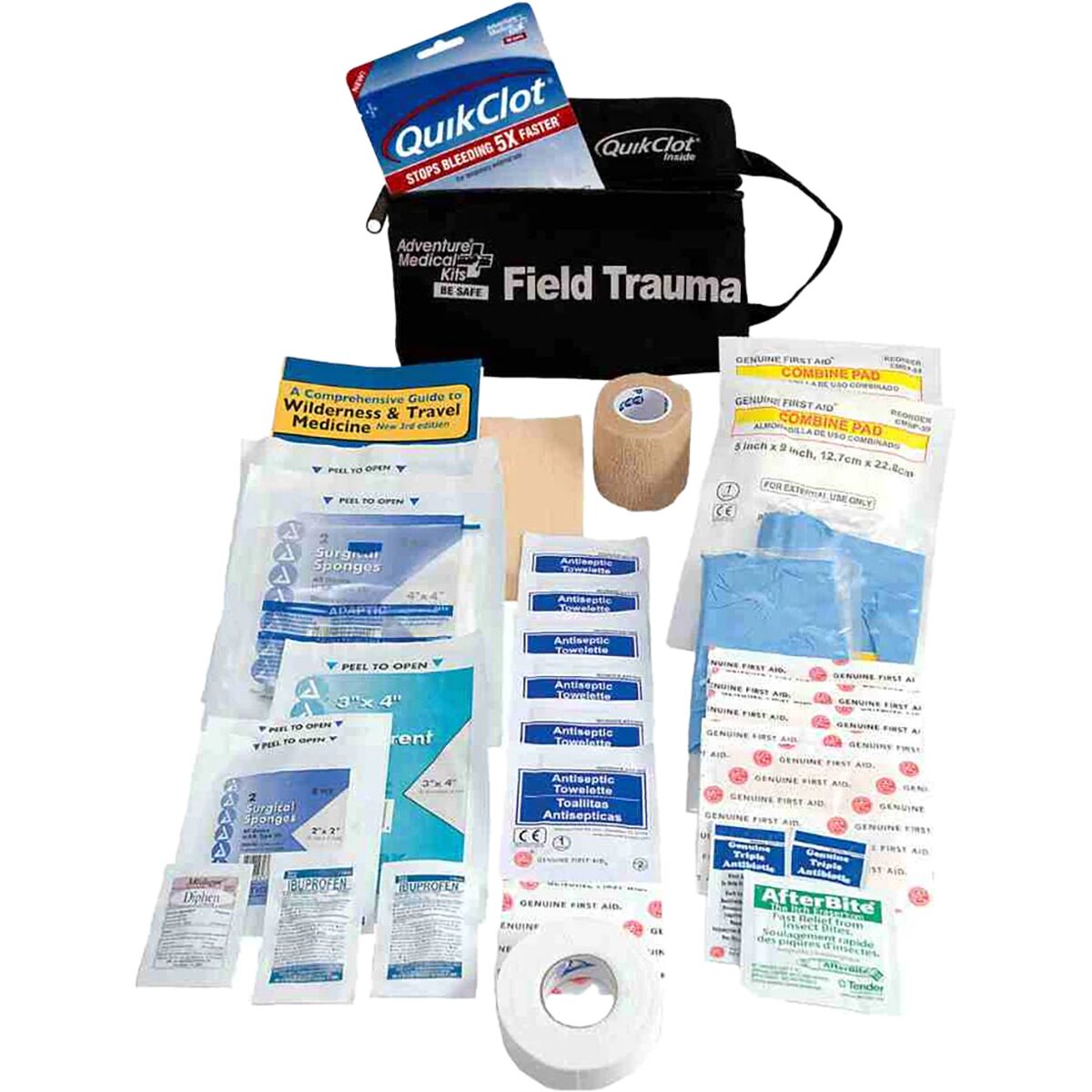 Adventure Medical Kits Expedition Medical Kit - Size: Tactical Field Trauma with QuikClot