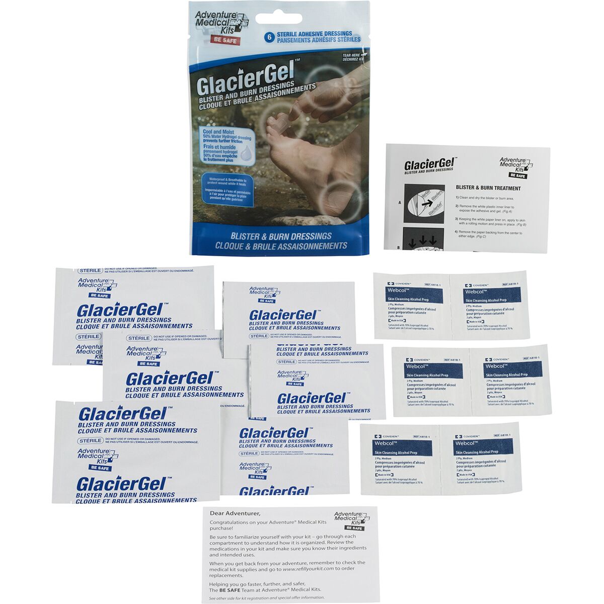 Adventure Medical Kits GlacierGel Blister & Burn Dressing