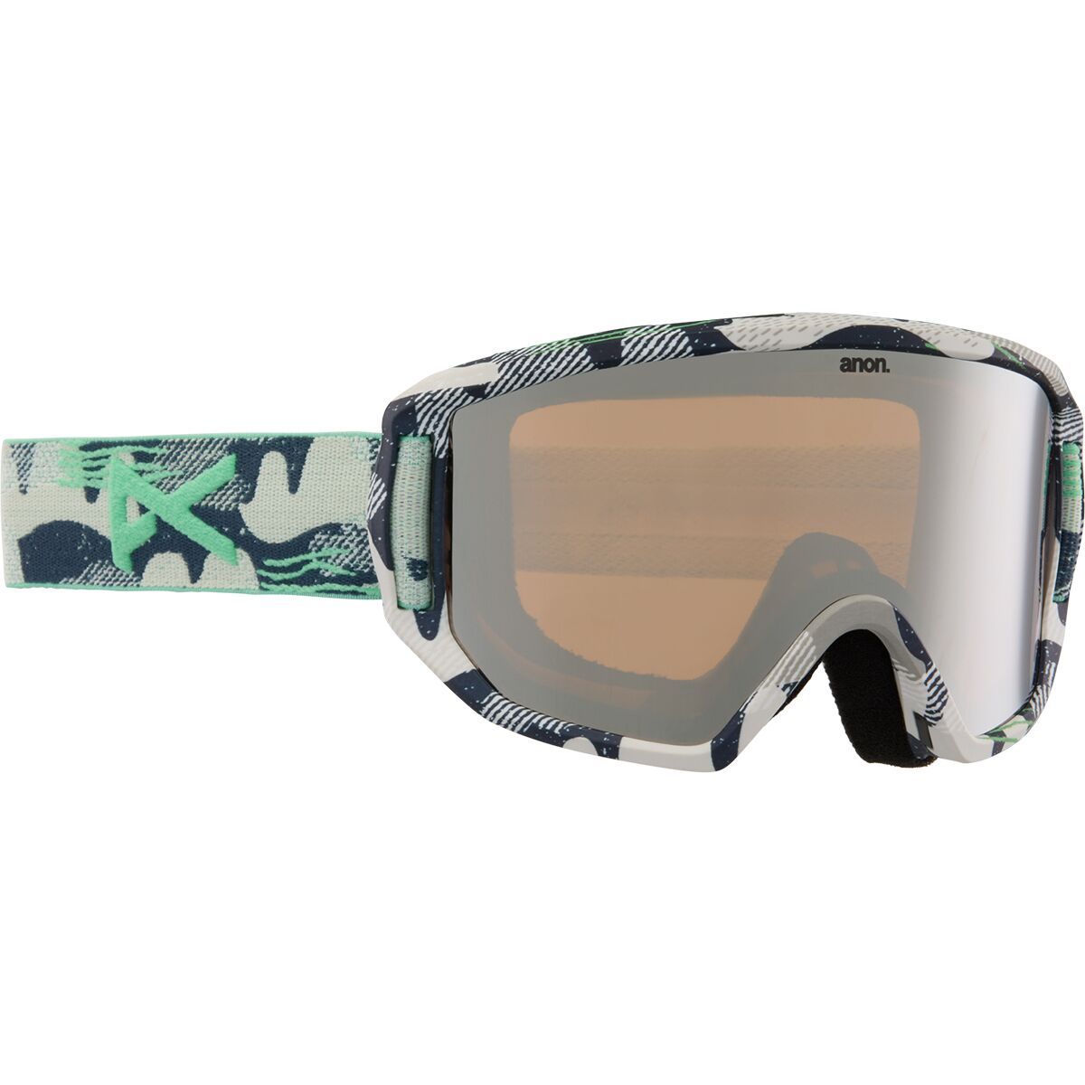 Anon Relapse Jr. Goggles + MFI Face Mask - Kids' in Hotdoggin / Blue Amber