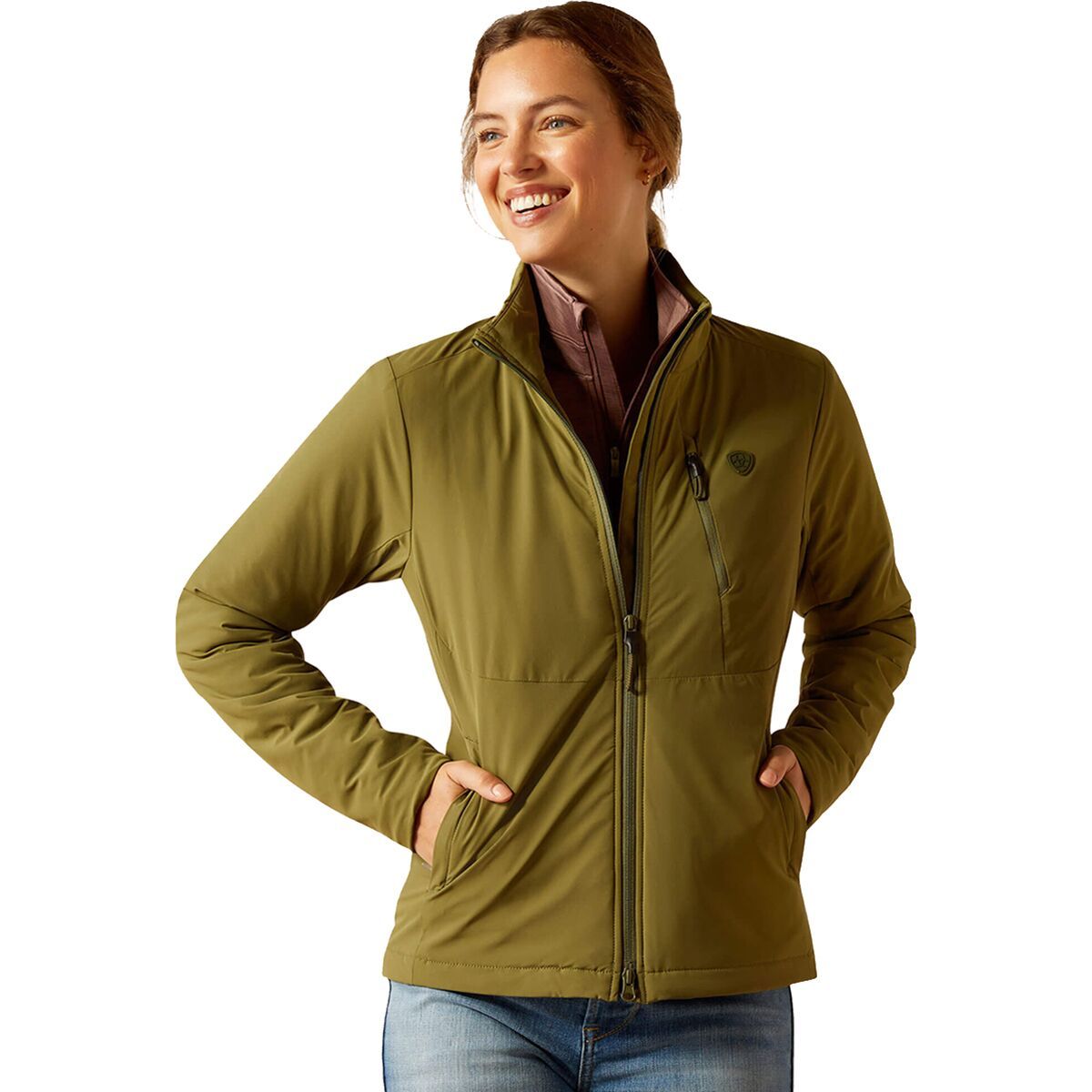 Ariat Women's Rion StretchShell Insulated Jacket in Winter Moss - Size: XL