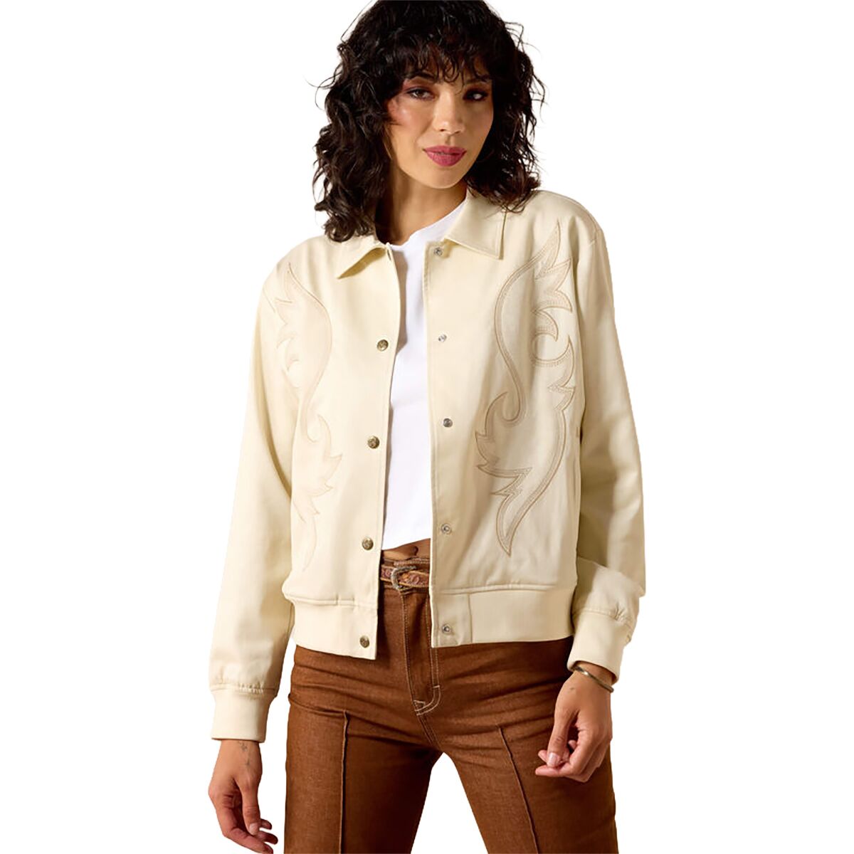Ariat Ariat Women's Vaquero Bomber Jacket in Summer Sand - Size: XL - $64.97 at Steep and Cheap
