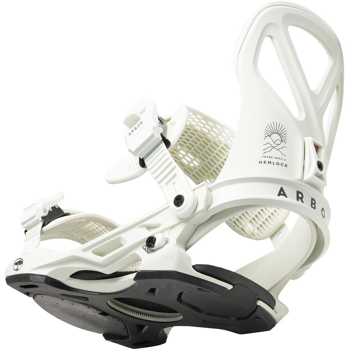 Arbor Hemlock Snowboard Binding - 2023 in Black - Size: S/M