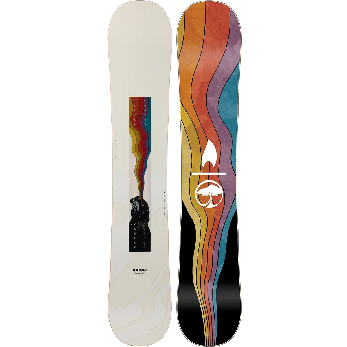 Arbor Women's Cadence Camber Snowboard - 2025 in White - Size: 152cm