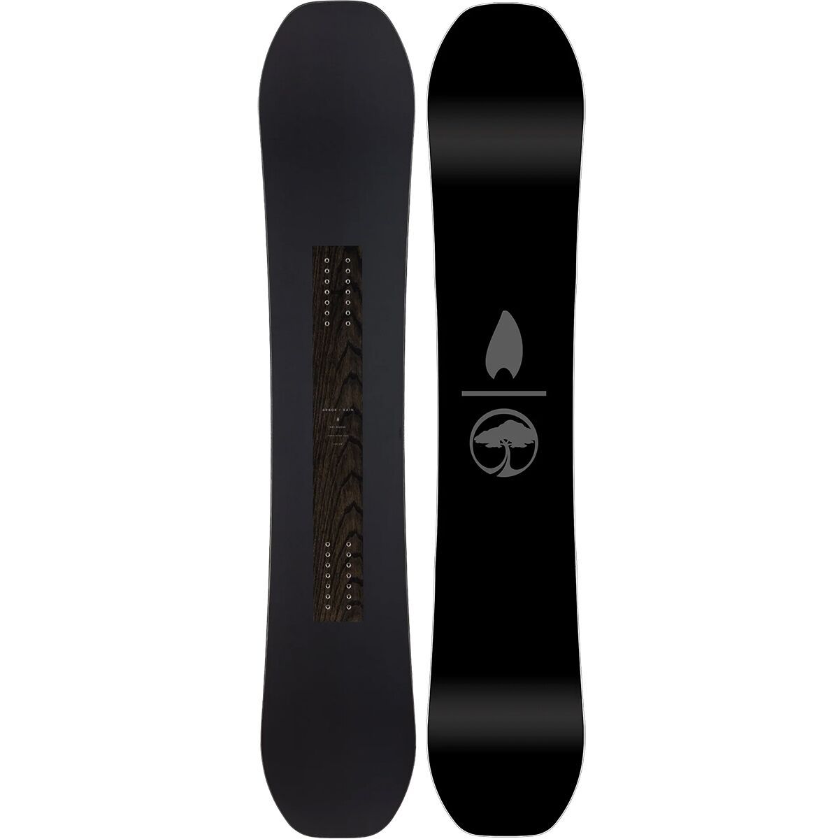 Arbor Candle Rain Camber Snowboard - 2025 in Black - Size: 161cm