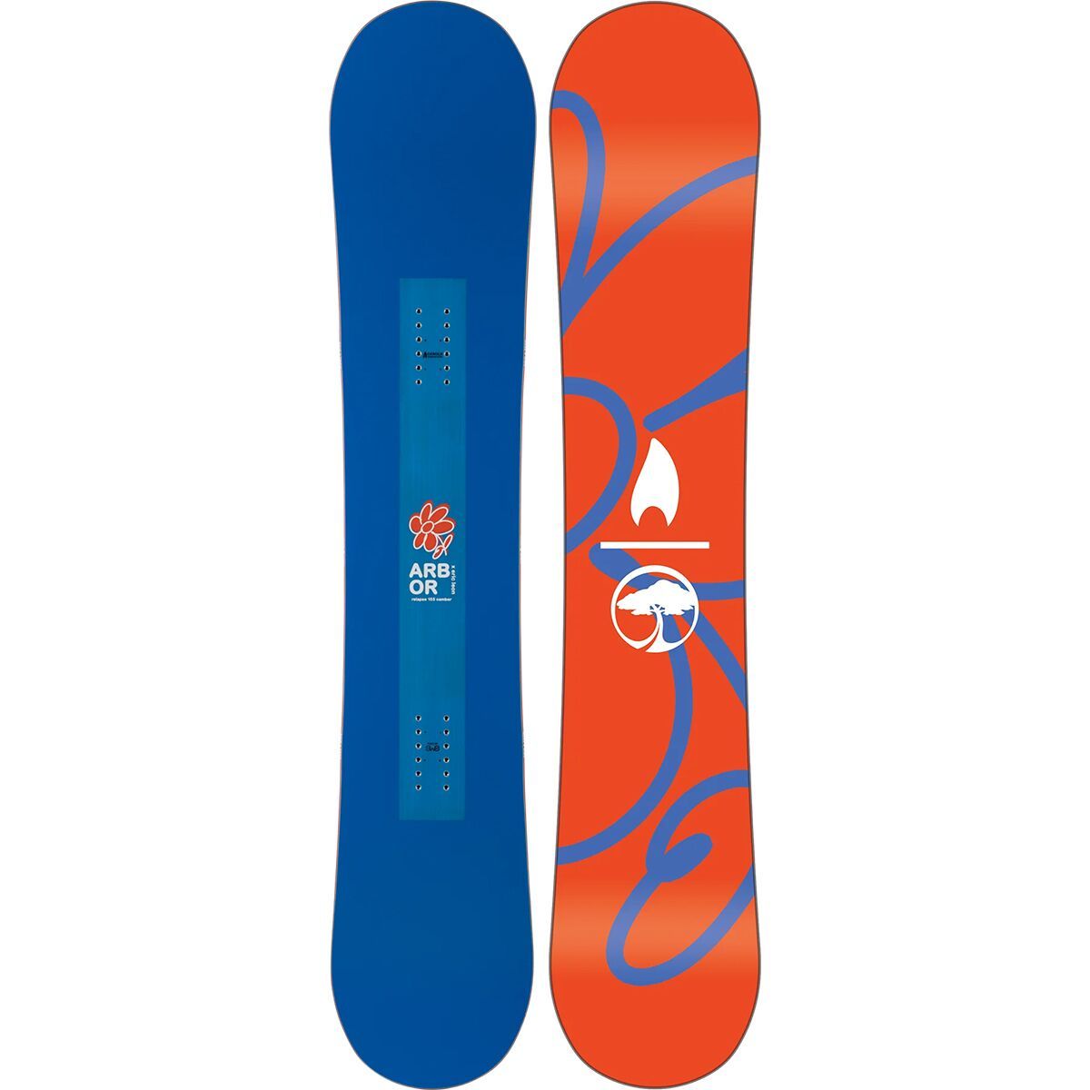 Arbor Relapse Camber Snowboard - 2025 in Blue - Size: 153cm