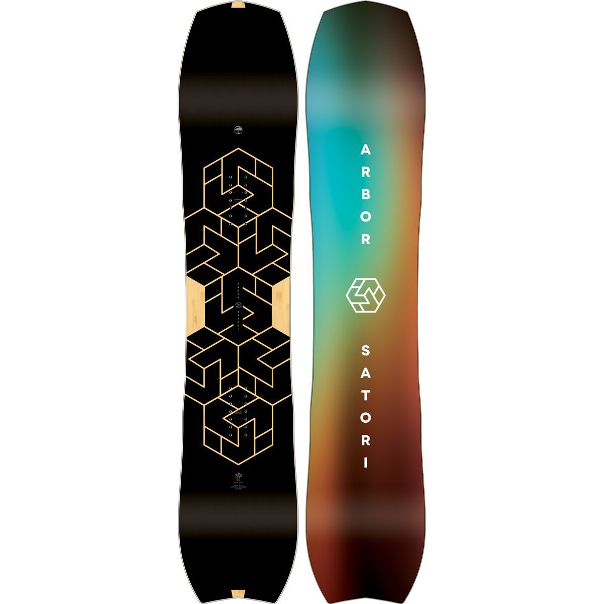 Arbor Satori Camber Snowboard - 2025 in Black - Size: 151cm