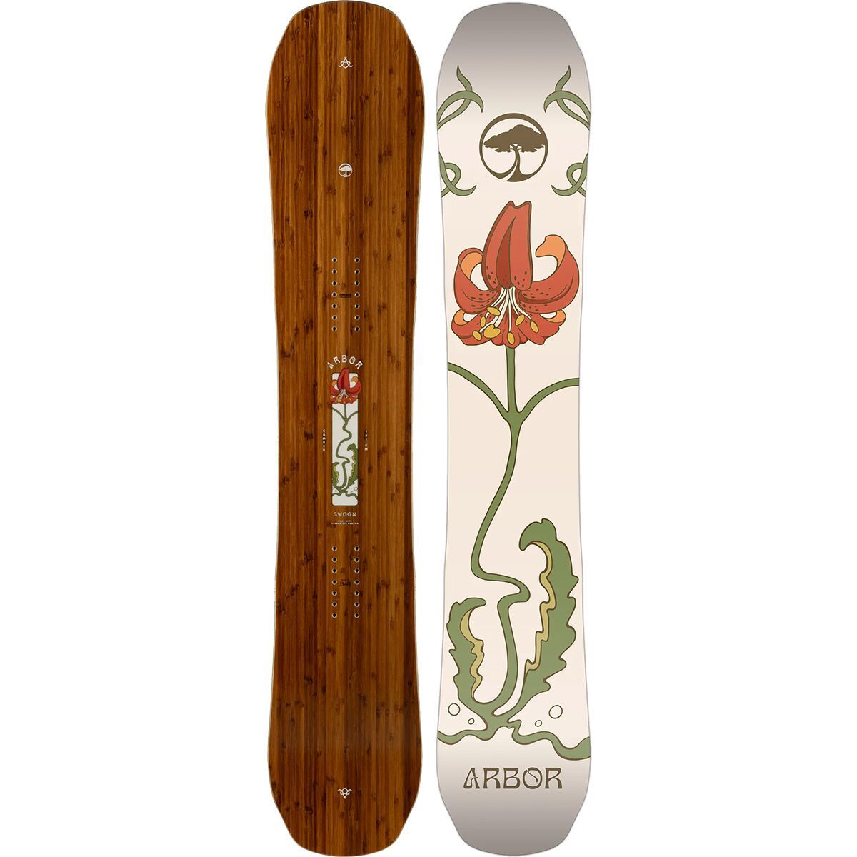 Arbor Women's Swoon Camber Snowboard - 2025 in Natural - Size: 147cm