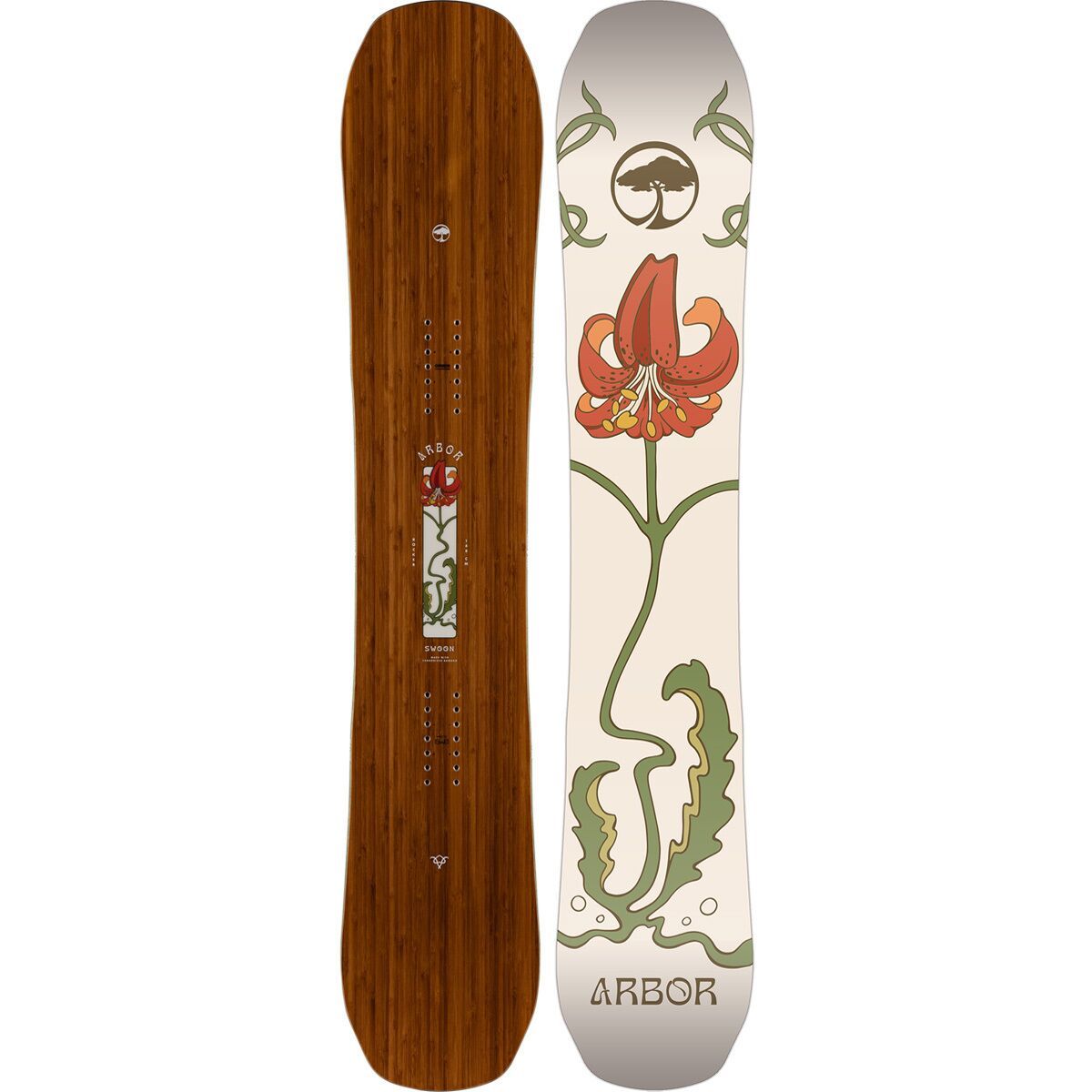 Arbor Women's Swoon Rocker Snowboard - 2025 in Natural - Size: 148cm
