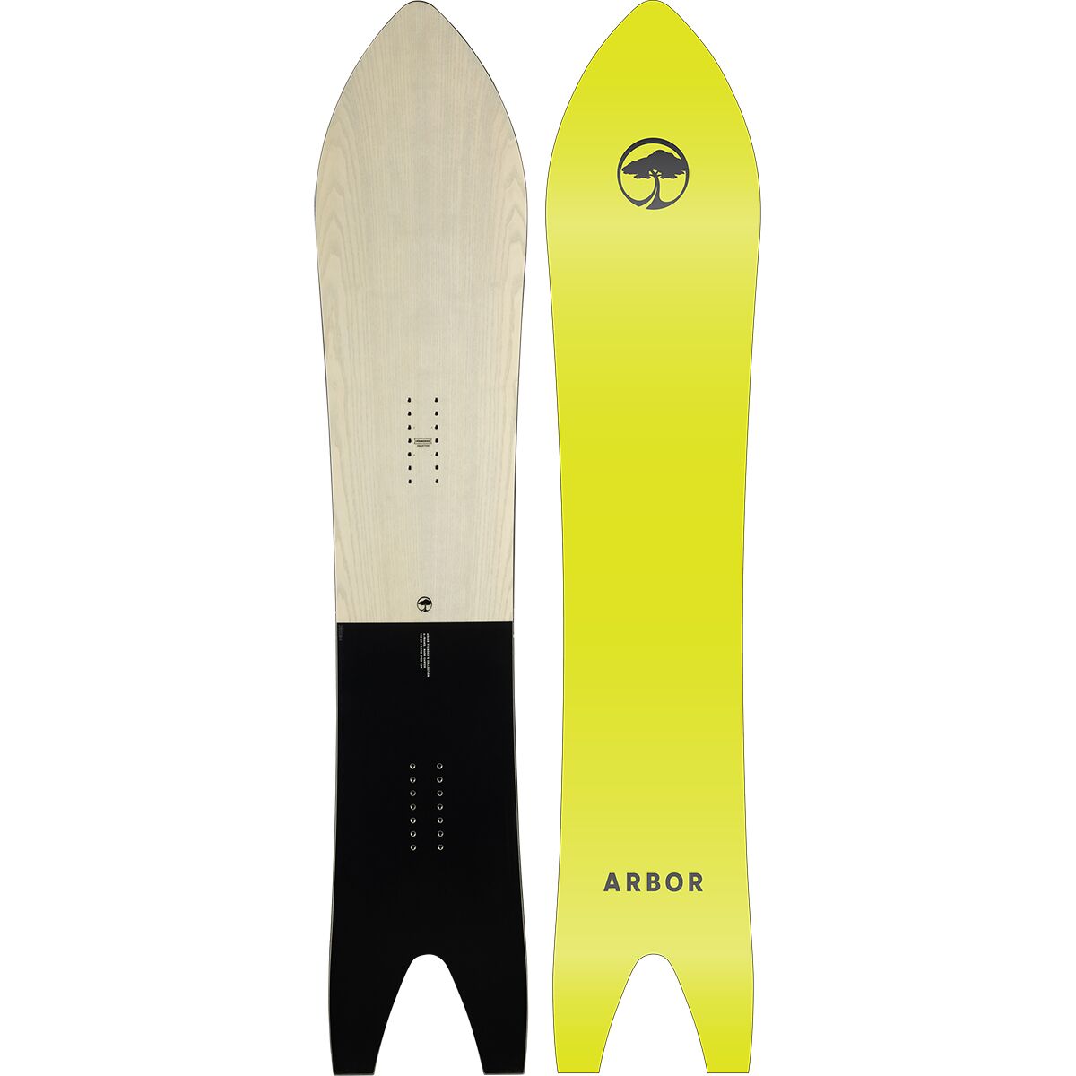 Arbor Arbor Men's A-Frame Snowboard - 2026 in Natural / Black - Size: 158cm - $433.96 at Steep and Cheap