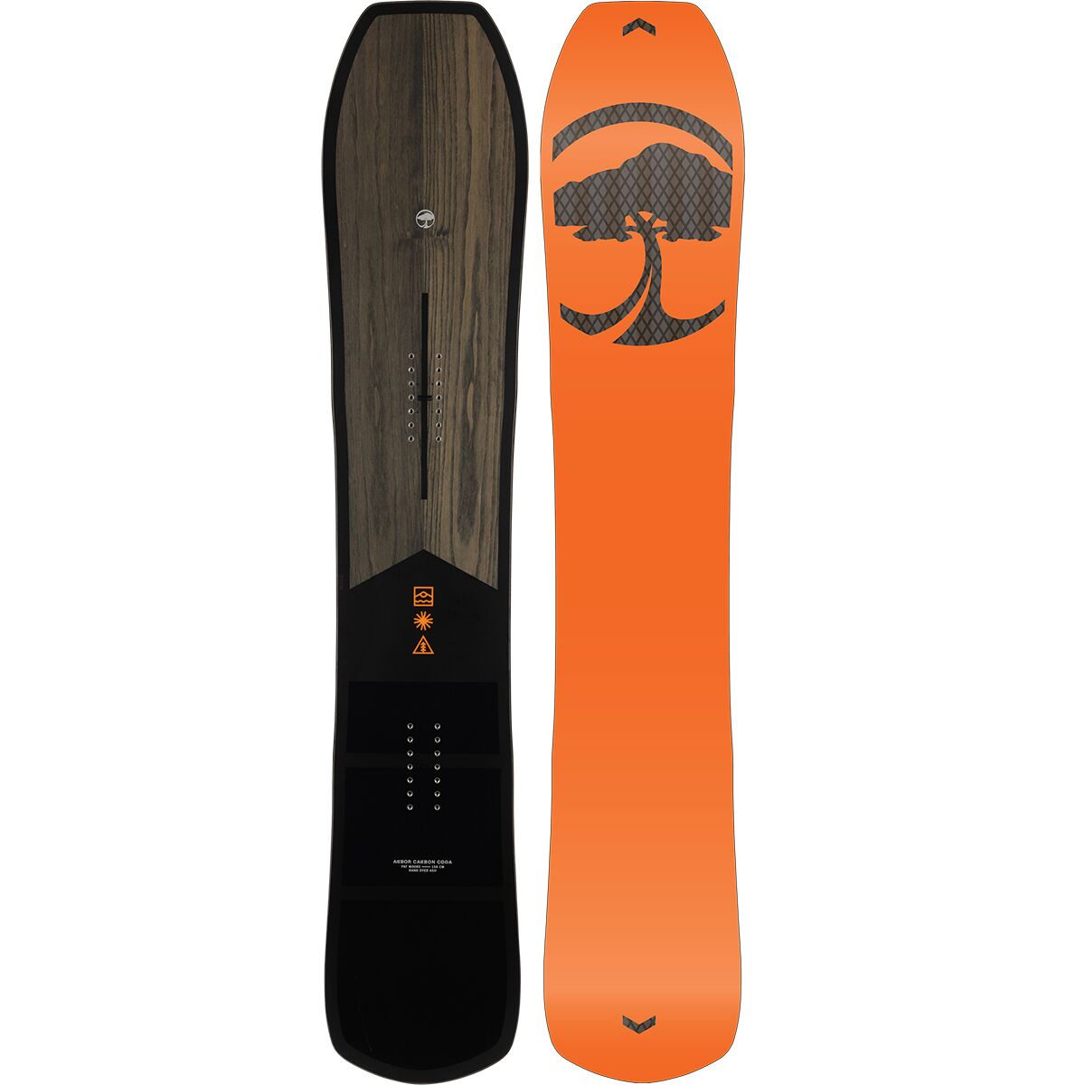 Arbor Arbor Men's Carbon Coda Snowboard - 2026 in Black - Size: 159cm wide - $489.96 at Steep and Cheap
