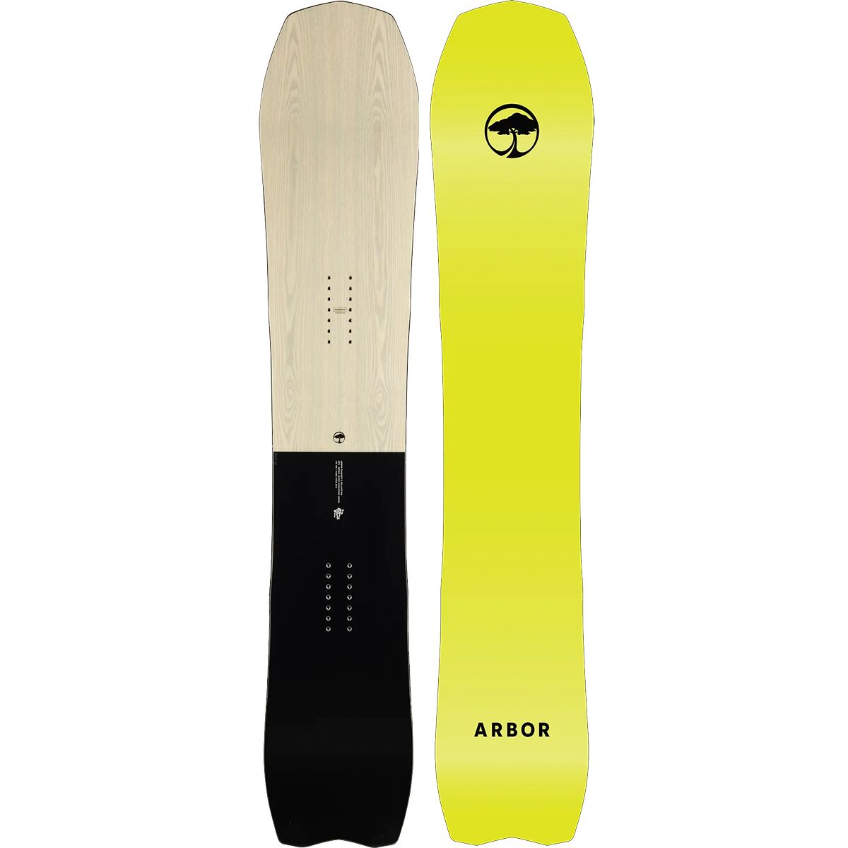 Arbor Arbor GPS Snowboard - 2026 in Natural / Black - Size: 158cm wide - $377.97 at Steep and Cheap