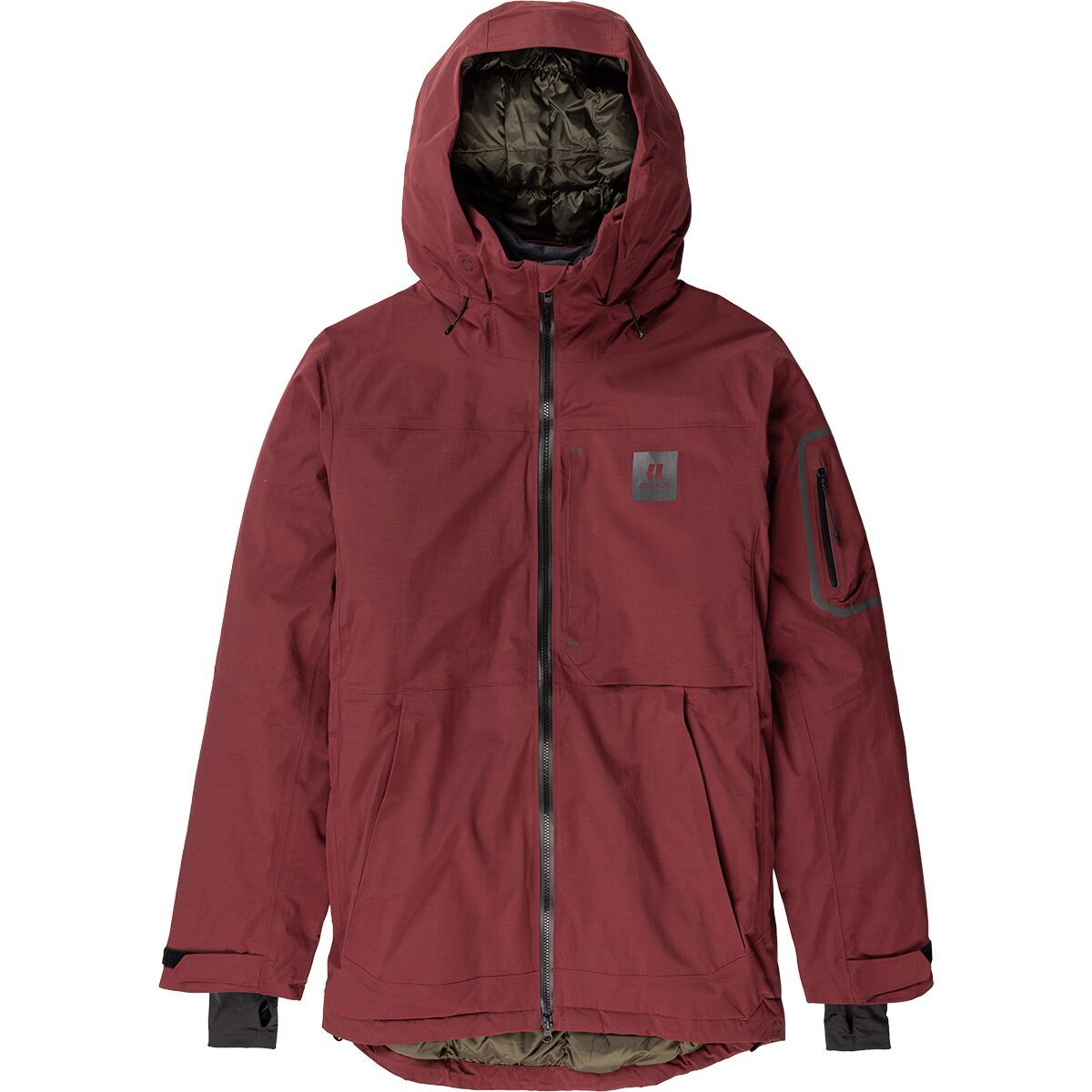 Armada Men's Banning Down Jacket in Burgundy - Size: Medium