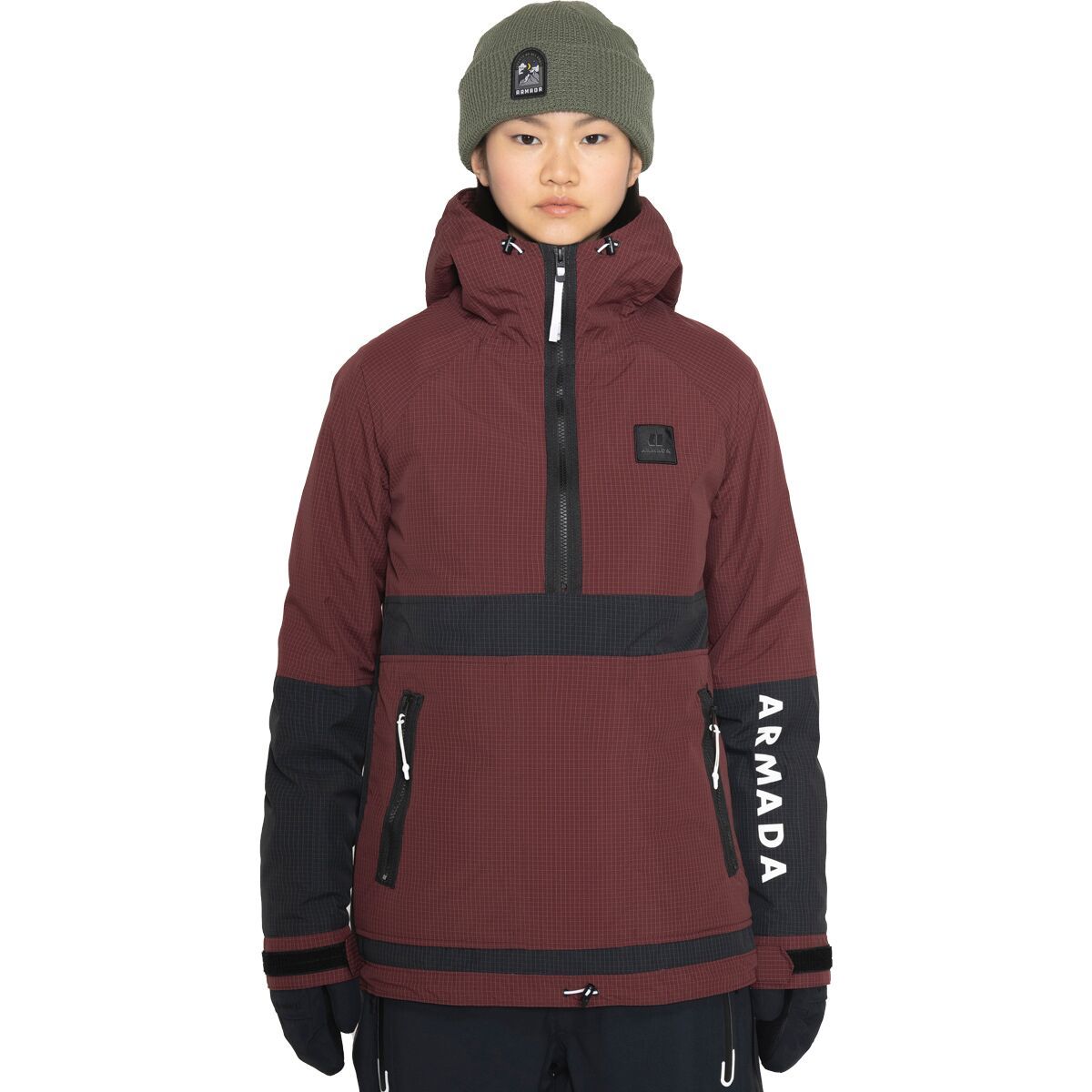 Armada Women's Rosalie Insulated Anorak in Black - Size: XS