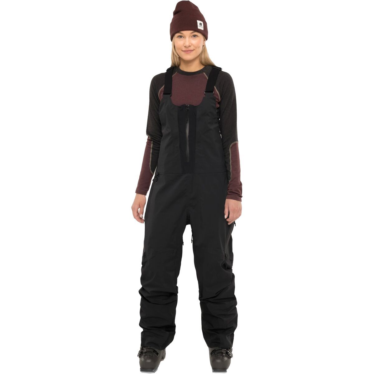 Armada Women's Rayleigh 3L Bib Pant in Black - Size: XL