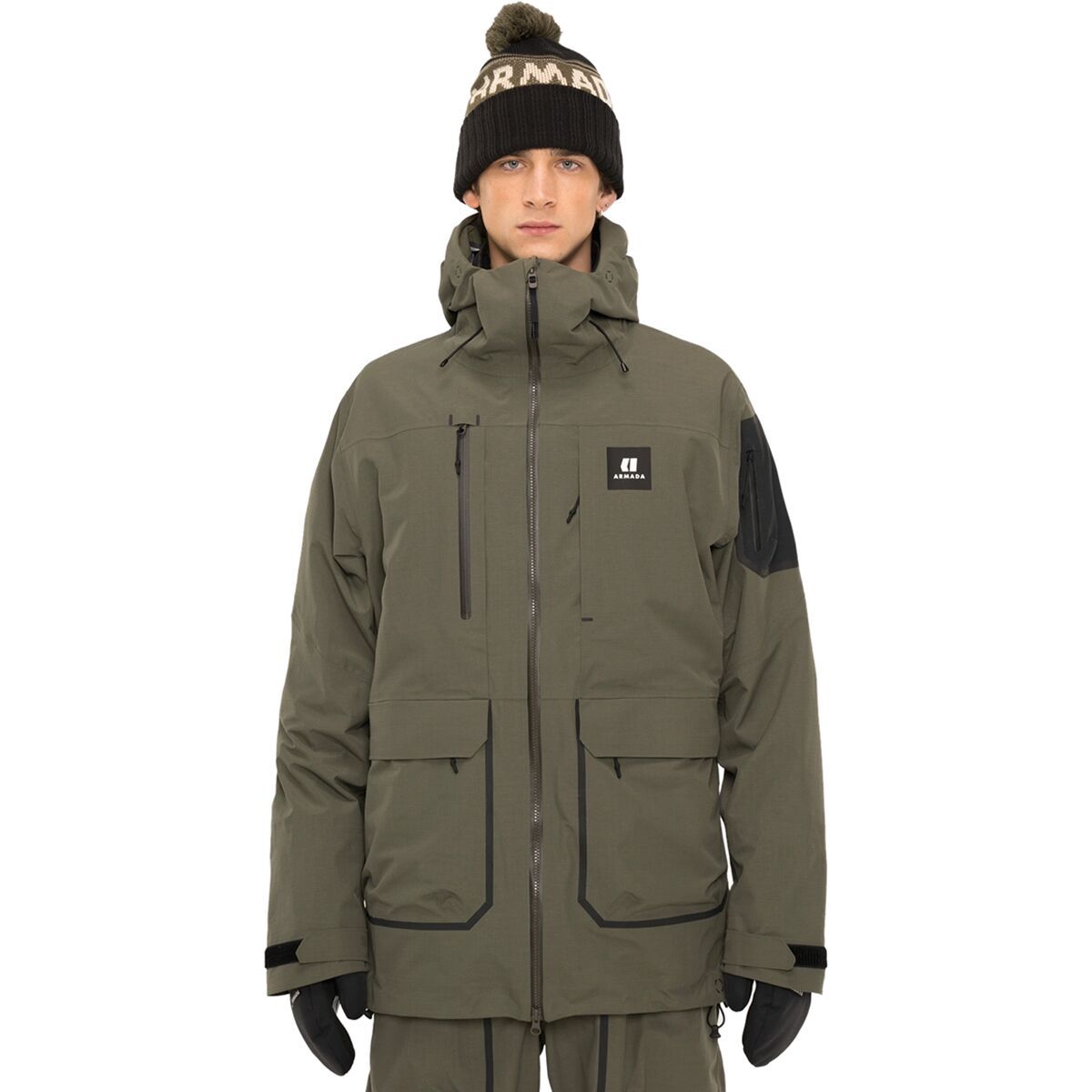 Armada Men's Grands 3L Jacket in Black - Size: Small