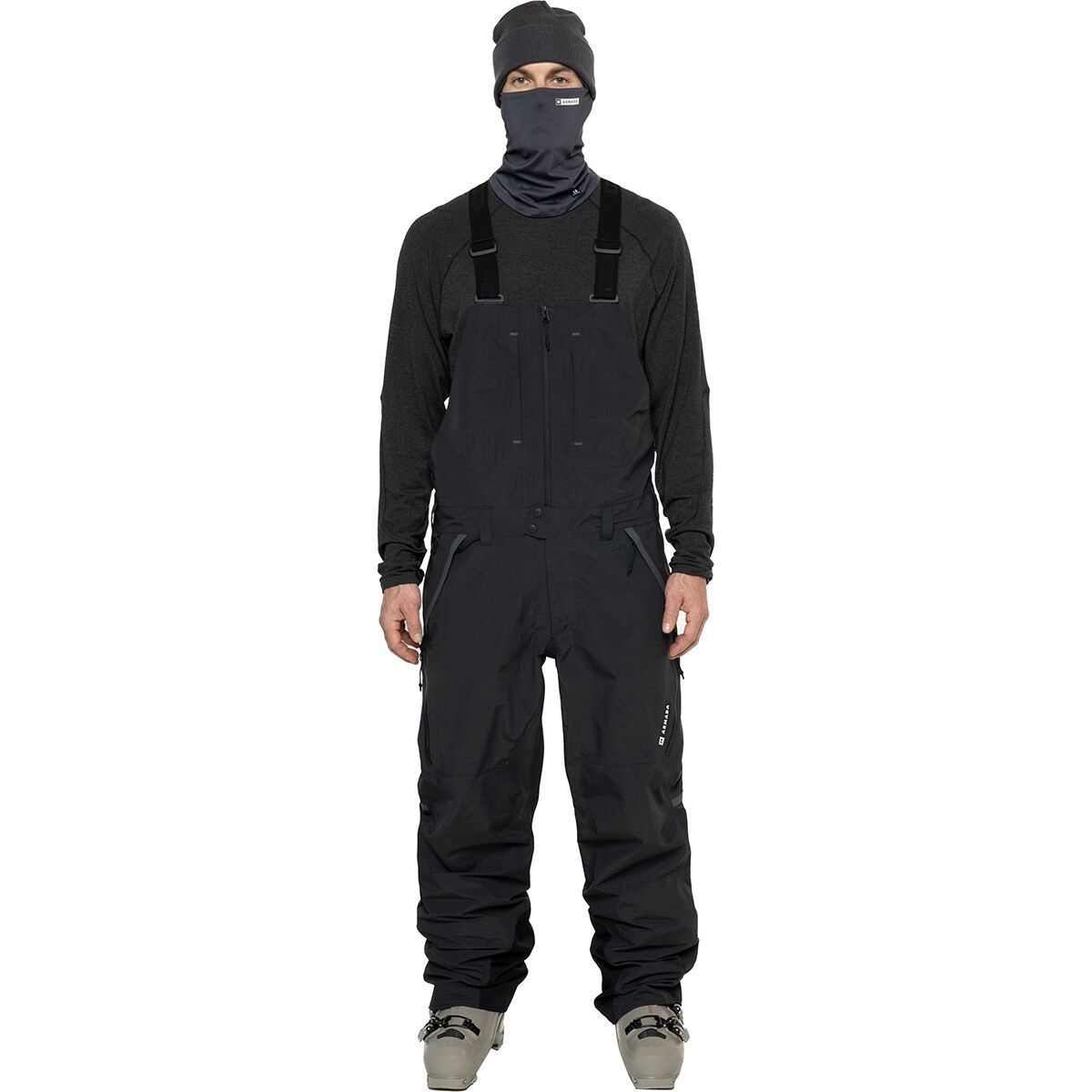 Armada Men's Emmons 3L Bib Pant in Macha / Anthracite - Size: XL