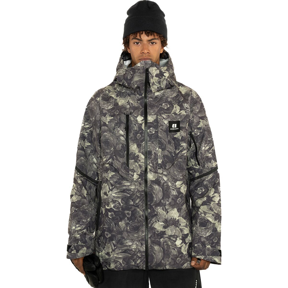 Armada Men's Grands 3L Jacket in Macha / Anthracite - Size: Large