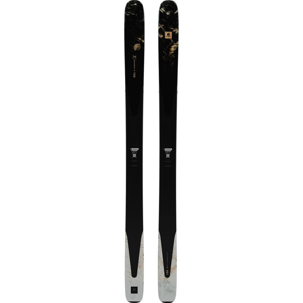 Armada Declivity X 108 Ski - 2025 in Black / Gold - Size: 191cm