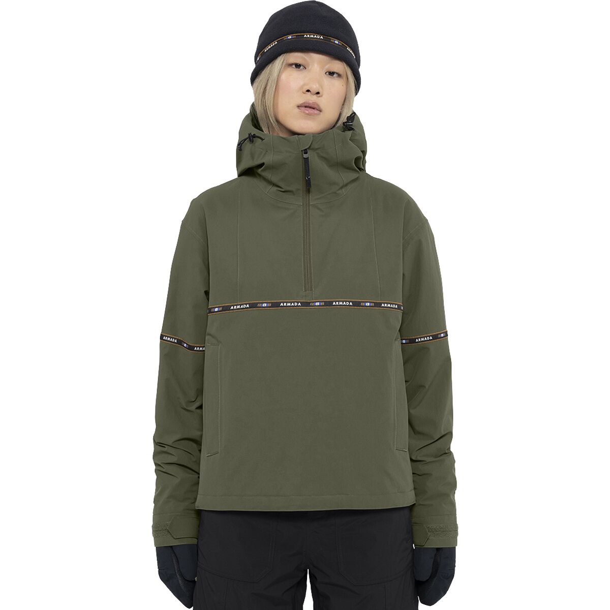 Armada Armada Women's Madaket 2L Insulated Anorak Jacket in Olive - Size: XL - $155.97 at Steep and Cheap