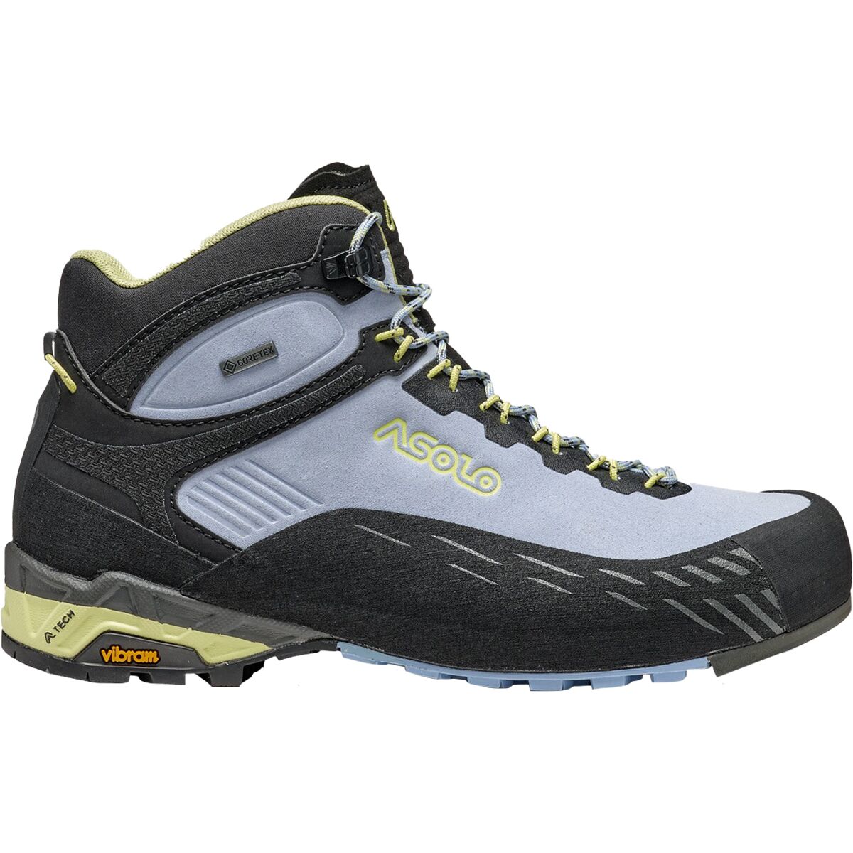 Asolo Women's Eldo Mid LTH GV Hiking Boot in Blue Fog / Mimosa - Size: