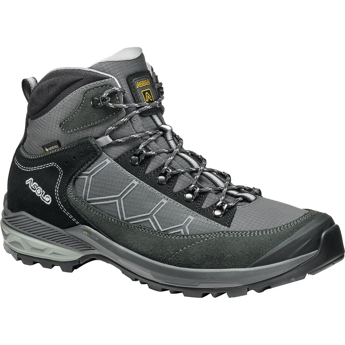 Asolo Men's Falcon Evo GV Hiking Boot in Light Black / Graphite - Size: