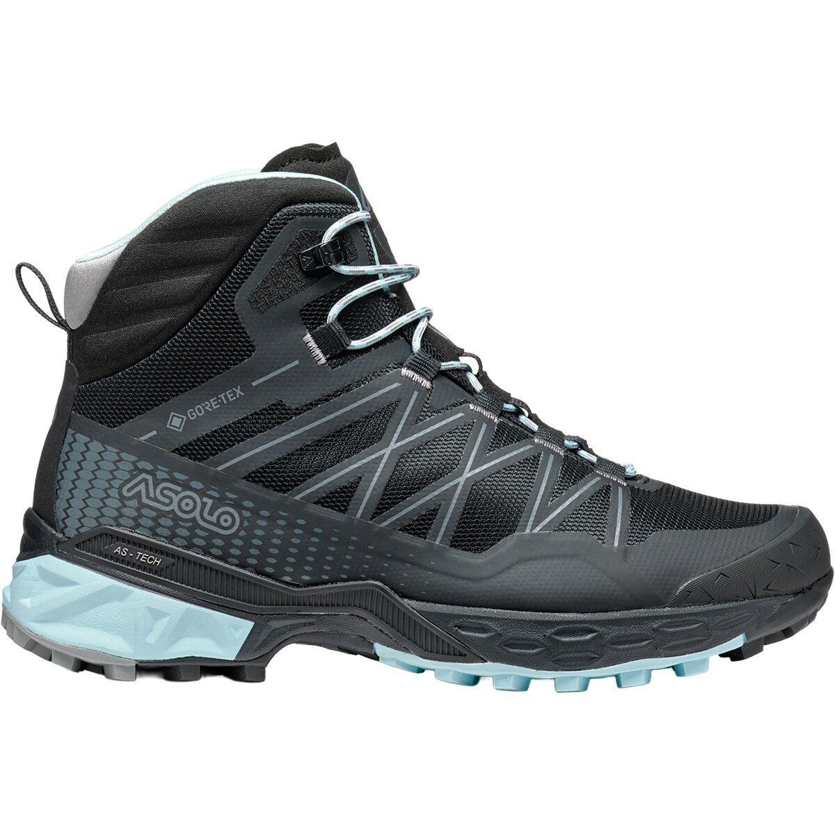 Asolo Women's Tahoe Mid GTX Hiking Boot in Black / Celadon - Size: