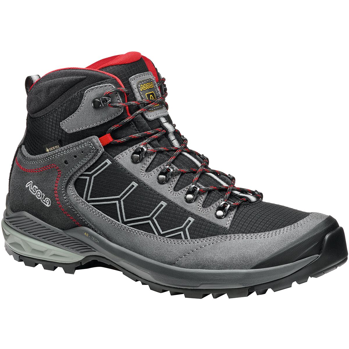Asolo Men's Falcon Evo GV Hiking Boot in Grey / Black - Size: