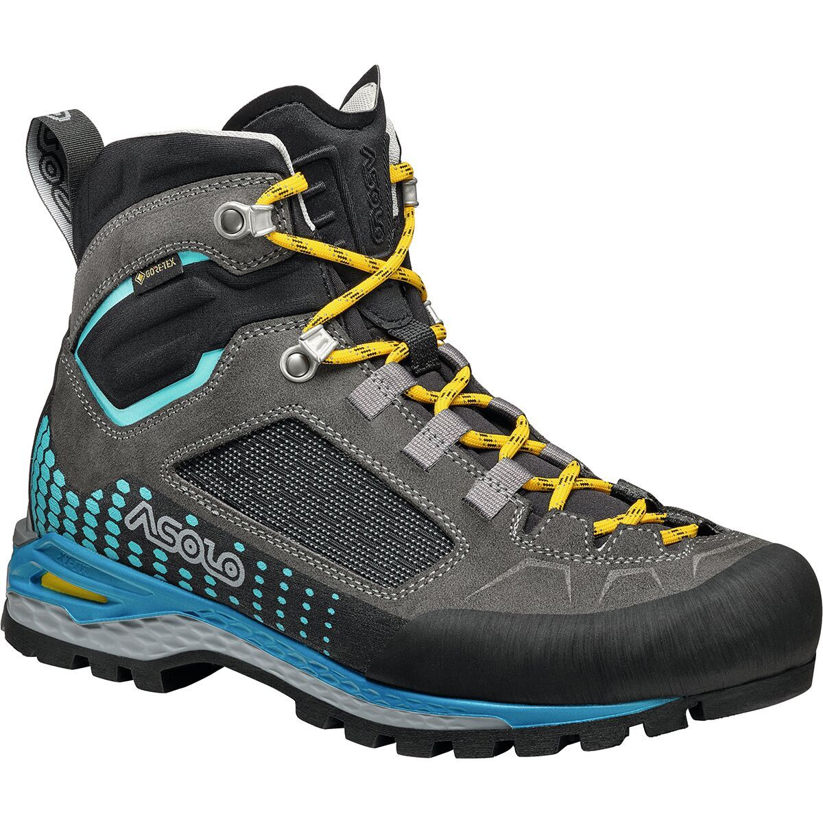 Asolo Women's Freney Evo Mid Mountaineering Boots Graphite/Sea Blue