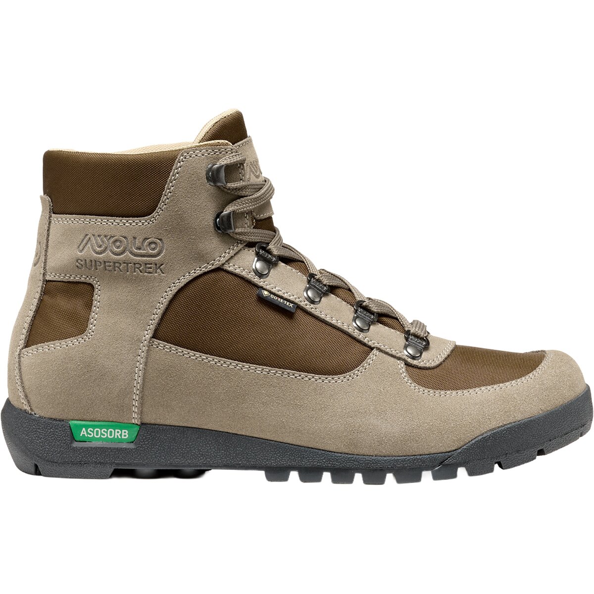 Asolo Men's Supertrek GTX Hiking Boot in Wool / Desert Beige - Size: