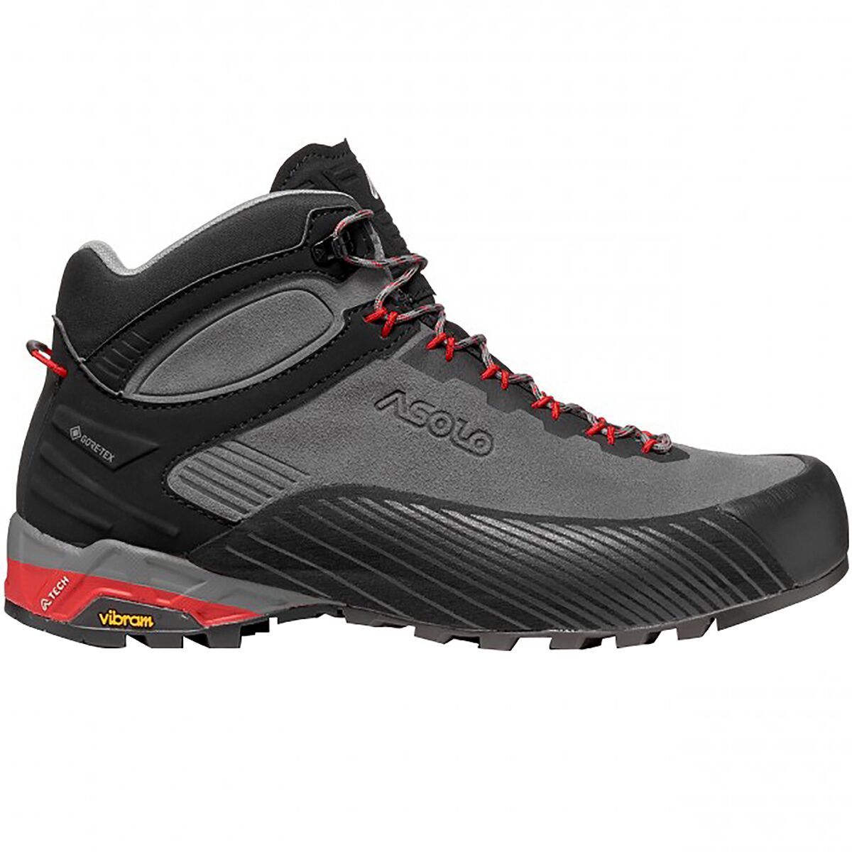 Asolo Men's Eldo Evo Mid LTH GV Hiking Boot in Grey - Size: