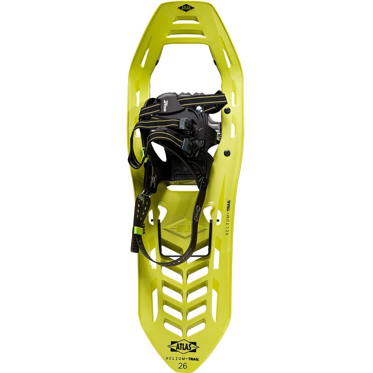 Atlas Snowshoes Helium Trail Snowshoe in Black / Green - Size: 23in
