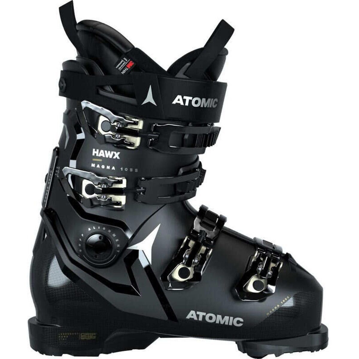 Atomic Women's Hawx Magna 105 S Ski Boot in Black - Size: 23.0/23.5