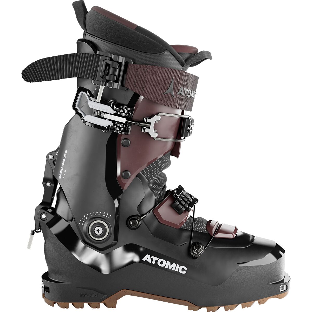Atomic Atomic Women's Backland XTD Carbon 115 Boot - 2026 in Black / Rust - Size: 24.0/24.5 - $610.97 at Steep and Cheap